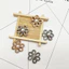 Khóa tấm kim loại Ming Made Hanfu Khóa sườn xám Khóa trẻ em Hanfu Khóa áo gió Trung Quốc Khóa 6.23 KCAK