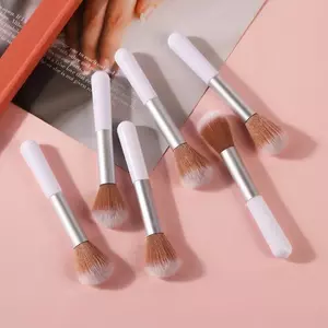 cọ má hồng kem cọ tán má hồng cọ má hồng Bàn chải phấn má hồng có độ bóng cao Bàn chải bột rời Tay cầm ngắn tiện lợi Bàn chải trang điểm dạng bột rời Không ăn bột Bàn chải trang điểm Dụng cụ trang điểm