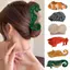 CATIYAHA Kẹp Tóc, Động Vật Đại Dương Acetate Kẹp Tóc Mũ, Hình Học Cá Tính Thời Trang Mũ Đội Đầu Sinh Học Biển Series Cá Mập Tóc Móng Vuốt Hàng Ngày