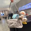 HK1 Sáng Tạo Cổ Dài Sang Trọng Móc Khóa Ngộ nghĩnh Nhồi Bông Rùa Vịt Đồ Chơi Mặt Dây Chuyền Sang Trọng Cho Túi Trang Trí KH1