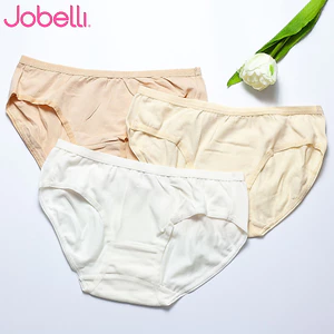 Combo 3 Quần lót nữ trơn chất liệu cotton spandex, lưng bản nhỏ thoải mái dễ chịu JOBELLI 1276