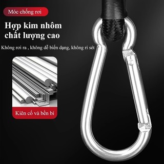 Dây thun ràng hàng Dây thun ràng hàng co dãn đàn hồi cao cấp buộc hành lý tăng chỉnh chiều dài 1m 2m 3m 4m