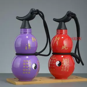 Bình Nước Ngoài Trời DARON, Cốc Nước Poratble Phong Cách Bầu, Thời Trang Di Động Wu Kong Truyền Thống Bầu Uống Chai Trường Học