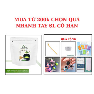 Bột Matcha Uji CEREMONIAL GRADE – Bột Trà Xanh Thượng Hạng Công nghệ  Nhật Bản / 50g - 100g /TÚI ZIP
