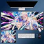 Anime Ngoại Vi Bàn Pad Bé Trai Và Bé Gái Chống Trơn Trượt Và Bẩn Miếng Lót Chuột MỘT Miếng Lót Chuột Lớn Luffy Roronoa Zoro Bàn Phím Miếng Lót