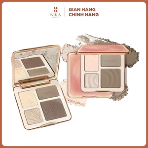 Bảng Phấn Bắt Sáng Tạo Khối Lâu Trôi Chống Nước 4 màu JudyDoll 9g