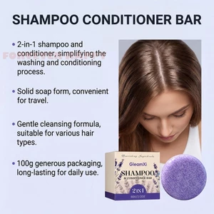 Thanh dầu gội oải hương Công thức làm sạch và làm mịn nhẹ nhàng 2 trong 1 để sử dụng hàng ngày với các thành phần tự nhiên