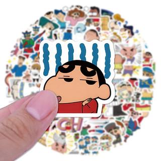 Bộ 120 / 60 Sticker Hoạt Hình Cậu Bé Bút Chì Shin-chan Trang Trí Điện Thoại Laptop Notebook