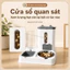 Máy Ăn Uống Tự Động Cho Mèo Chó – tích hợp ăn uống, Dung Tích Lớn 2L, Chống Kẹt Hạt – PP an toàn, cửa sổ quan sát