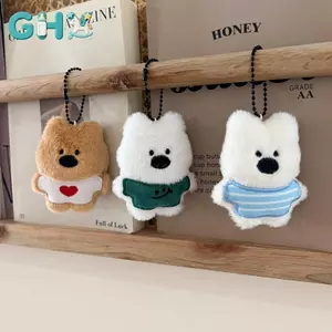 GHX Sang Trọng Hoạt Hình Ba Series Tây Cao Nguyên Chó Nhỏ Sang Trọng Đồ Chơi Búp Bê Nhồi Bông Móc Khóa Bapa Mặt Dây Chuyền Decora Trẻ Em Quà Tặng VN
