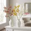 DARON Nhân Tạo Vanda Hoa Lan, Handmade Mô Phỏng Thực Tế Mini Orchid, Đạo Cụ Chụp Ảnh Nhân Tạo 72cm Cảm Ứng Thật Giả Mini Phalaenopsis Phòng Khách Gia Đình