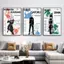 Bộ anime phổ biến Jujutsu Kaisen Poster Không Khung Tranh Canvas Trang Trí Tường Nhà Thanh Lịch