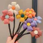 Trẻ Em Hoa Bóng Đầu Tóc Dụng Cụ Tiện Dụng Bé Gái Dễ Thương Nhiều Màu Sắc Bé Gái Lười Cuộn Dây Tóc Thanh Băng Đô Phụ Kiện Tóc GZUE