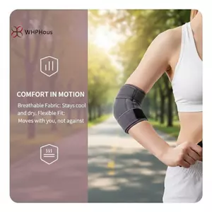 < WHPHous-t > Nẹp hỗ trợ khuỷu tay thể thao Tay đàn hồi để tập Gym Bảo vệ hiệu quả Đẹp