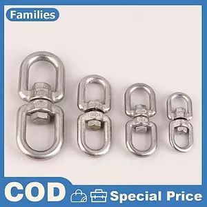 1Pc M4 M5 M6 M8 Xoay Đa Năng Vòng 8 Hình Dạng Tháo Dây Cạo Râu Dây Lo Dây Kết Nối Bule 304 Thép Không Gỉ