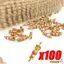 GIÁ RẺ 100 Lõi Van Lốp, Công Cụ Sửa Chữa Lốp Đa Năng Van Xả Lốp, Với Mạ Kẽm Xe Tải Xe Đạp Xe Máy Bánh Xe Đồng Van Vòi Phun