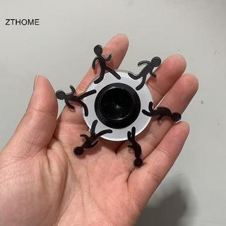 ZTHOME 1 / 2 / 3 Chiếc Sti Man Ngón Tay Spinner Matchsti Người Chạy Động Con Quay Nhựa Sti Hình Ngộ nghĩnh Trầm Cảm Xoay Con Quay HOT