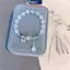 MAKY Thời Trang Hàn Quốc Giả Opal Vòng Tay Đơn Giản Mặt Dây Chuyền Vòng Tay Ins Pha Lê Hạt Mặt Trăng Mặt Dây Chuyền Vòng Tay Trang Sức Quà Tặng VN