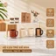 Kệ Lưu Trữ Acrylic Trong Suốt Chất Lượng Cao Để Đặt Cốc Cà Phê Đồ Dùng Ngăn Nắp Cho Bàn Làm Việc Góc
