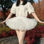 Không Xương Không Vòng 4 Lớp Xù Lông Tơ Bong Bóng Váy Nữ Gothic Crinoline Underskirt Puffy Mini Petticoat Cho Váy Gothic