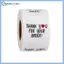 POP 500 Chiếc Nhãn Cảm Ơn Cho Cói Phong Bì Túi Kẹo Bánh Cưới Bao Bì 25 Mm Tròn Cảm Ơn Miếng Dán Niêm Phong Nhãn