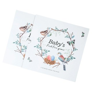 DE Baby Growth Journal To Document Milestones Phát triển Dữ liệu Sổ lưu niệm cho sinh nhật Quà tặng tắm cho bé