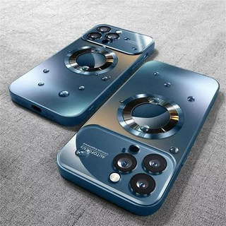 Ốp bảo vệ vỏ cứng chống sốc, Thích hợp cho iPhone 16 PRO MAX, 14, 13, 12, 11, 15 PRO MAX và 15 Plus, Bao bì mờ, Chống sốc, Phim bảo vệ có ống kính, Hỗ trợ sạc không dây