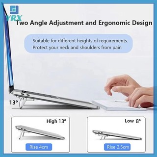 Giá đỡ máy tính xách tay YRX 2 chiếc Giá đỡ di động Giá đỡ máy tính xách tay có thể gập lại Giá đỡ máy tính xách tay Giá đỡ làm mát.