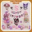 Set Bóng Trang Trí Sinh Nhật Hình Kuromi Melody Cinnamoroll – Mẫu Mới Siêu Dễ Thương