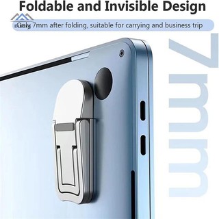 ELBBKG 2 Chiếc Giá Đỡ Laptop Di Động Có Thể Gập Lại Nvisible Laptop Nâng Chân Đế Cho Laptop Làm Mát Mới