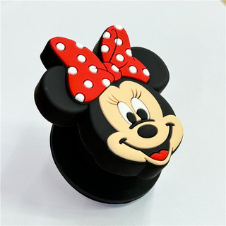 Túi Khí Dễ Thương Đứng Barbie Dâu Gấu Mickey Minnie Hoạt Hình Silicone Mạnh Từ Giá Đỡ Mũi