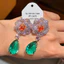 Hàn Quốc Phong Cách Dài Sang Trọng Phong Cách Mới Zircon Nhẹ Bông Tai Sang Trọng Bán Buôn