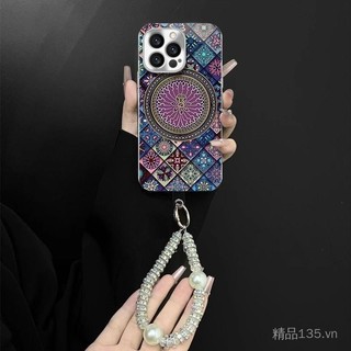 Totem phong cách Trung Quốc Thích hợp cho ốp điện thoại iPhone bằng kính mạ 16pro 15 / 14 / 13 / 12 / 11