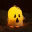 QARY 6 Móc Khóa Ma Dạ Quang, Treo Mặt Dây Chuyền Ma Halloween, Kawaii Dạ Quang LED Đảng Ma Đèn Trang Trí Điện Thoại