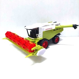 Mô hình xe tải Harvester HARRIETTLO, Đồ chơi máy kéo trang trại chống rơi có thể di chuyển, Đồ chơi xe lái xe quán tính kỹ thuật Đồ chơi xe tải trang trại mô phỏng cao Đồ chơi trẻ em