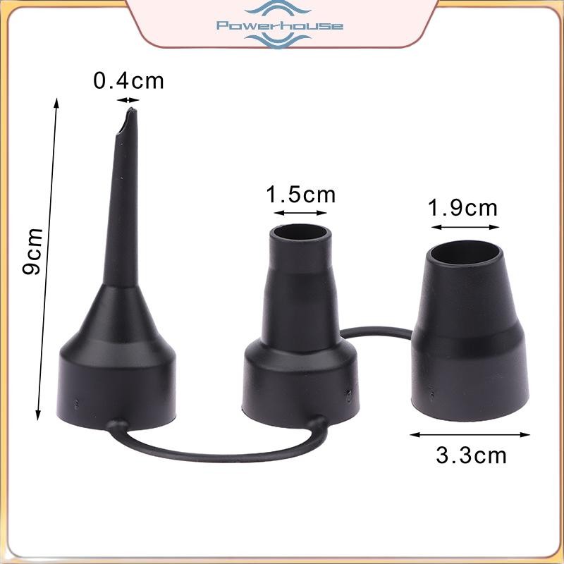 POWER 3 Kích Cỡ Di Động Nhanh Cho Máy Bơm Không Khí Làm Rơi Bể Bơi Nhựa Sofa Đồ Chơi Bãi Biển Vòi Phun Thay Thế Miệng.