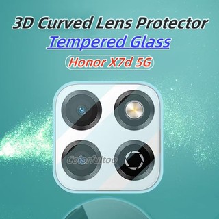 Honor X7D 2025 Phim Bảo Vệ Camera Trong Suốt Cho Honor X7d X 7d HonorX7d 4G 5G 3D Cong HD Full Cover Camera Kính Cường Lực Bảo Vệ Màn Hình Mặt Sau Ống Kính Phim