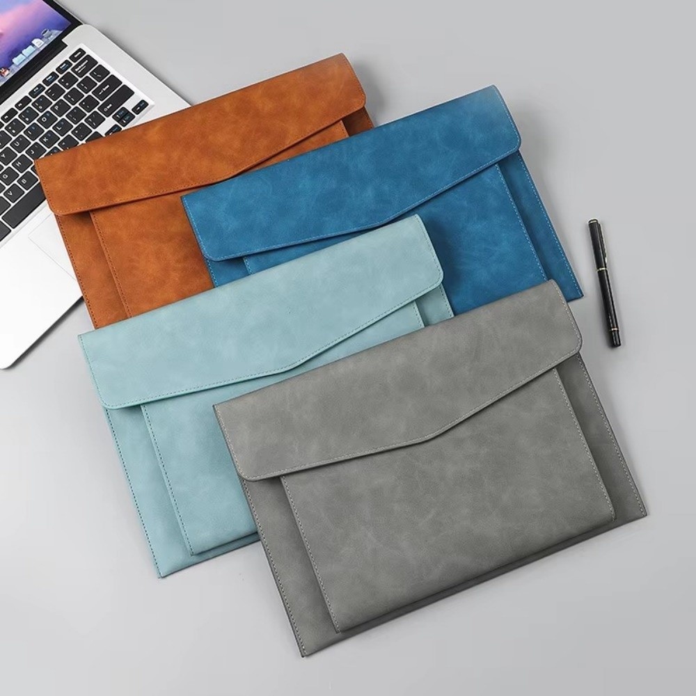 Túi đựng tài liệu GETVOW, Thư mục tập tin dung lượng lớn bằng da, Hộp đựng máy tính xách tay A4 chống nước di động, Hộp đựng máy tính xách tay Văn phòng tổ chức