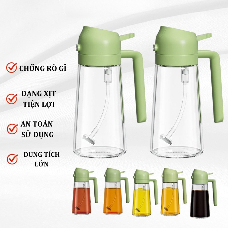 M7 Bình Đựng Dầu Ăn  Thích Hợp Cho Nhiều Loại Chất Lỏng Thiết Kế Chống Tràn MALAN