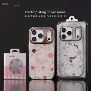 Ốp điện thoại Mikalen / Mikalen iPhone 17Pro Hoa mạ điện từ tính 16 Pro max Bao gồm tất cả chống sốc 15PM 14 Vỏ bảo vệ