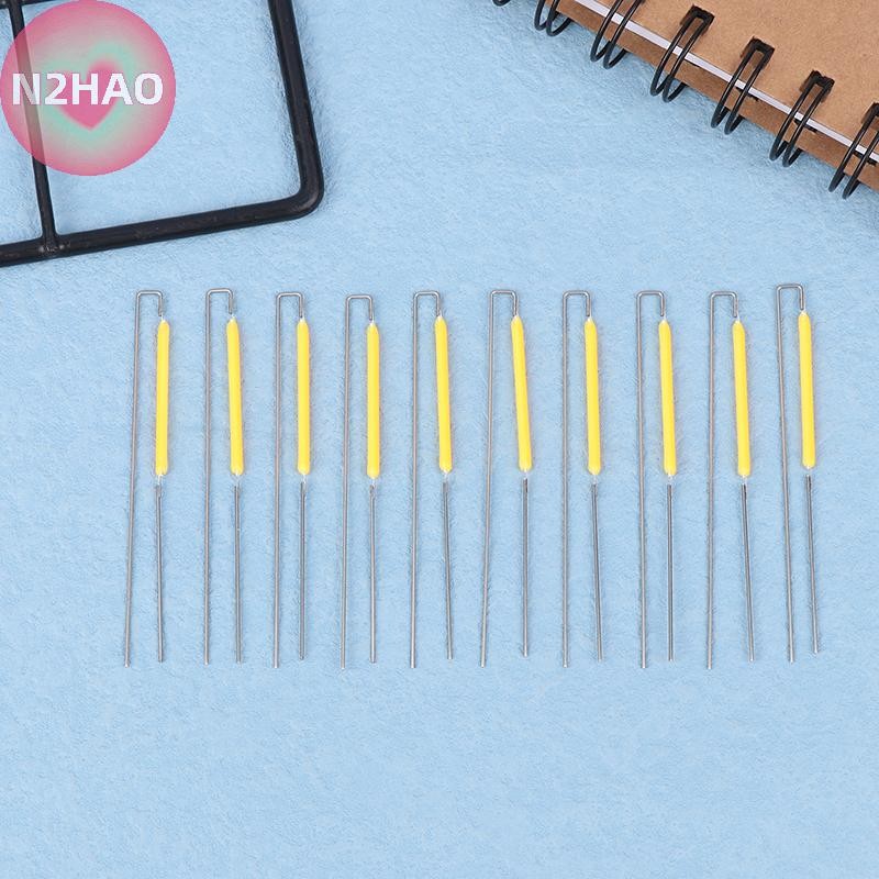 N2HAO 10 Cái 3V 30MM Bóng Đèn Led Dây Tóc Phần Gốm Điểm Hàn Dây Tóc Led Diode Phần n