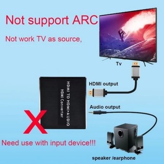 2026 Bộ Chia Âm Thanh hdmi + toslink 3.5mm 4k x 2k Cho ps4 tv Và dvd