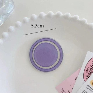Túi khí màu trơn Điện thoại di động Giá đỡ máy tính để bàn Macaron Keo màu có thể thu vào 1 cái