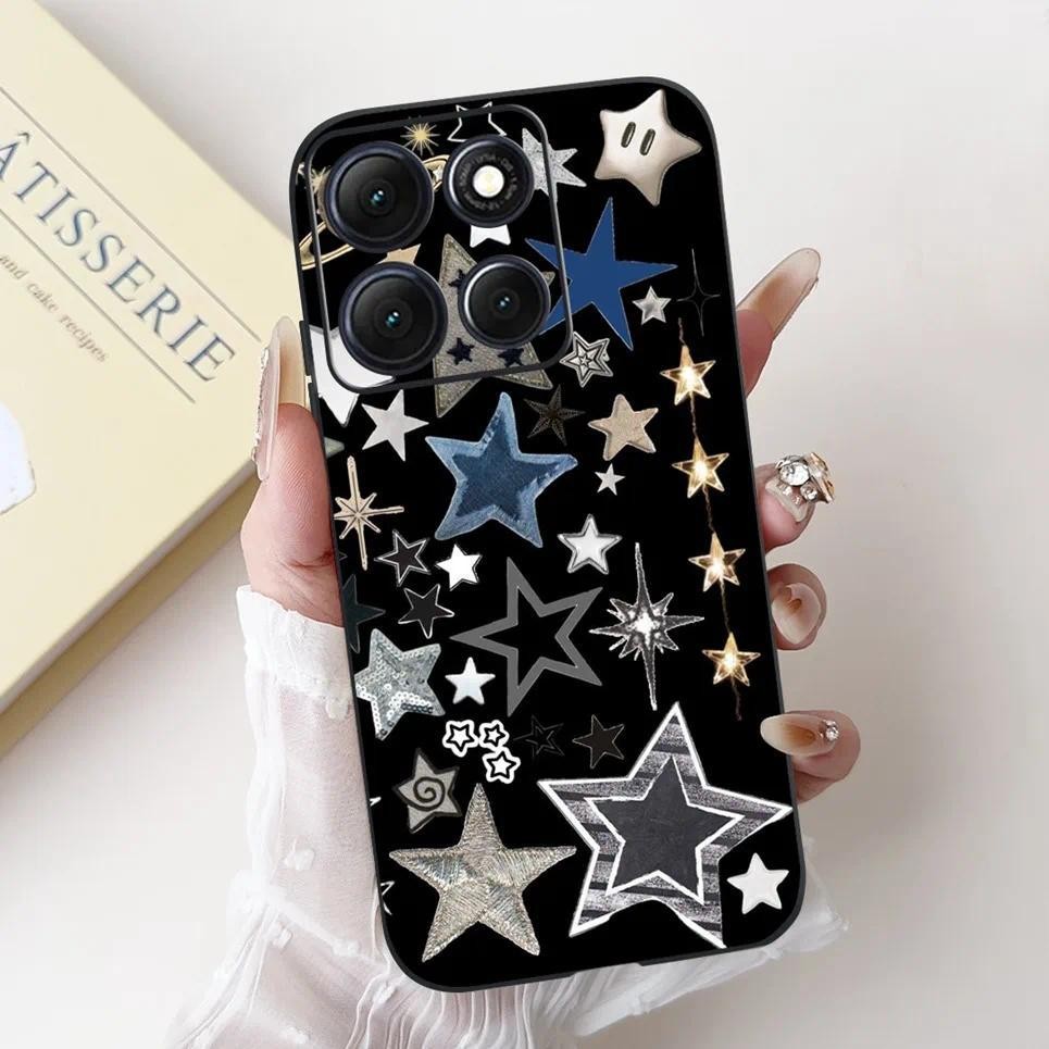 Dành Cho Motorola Moto G86 Điện Thoại Điện Thoại Silicon Mềm Ốp Lưng Chữ Cái Ban Đầu Họa Tiết Vỏ Cho Motorola G06 Ốp Lưng Điện