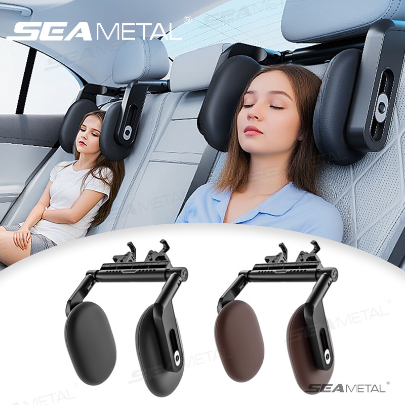 SEAMETAL Tựa Đầu Ô Tô Memory Xốp Bên Gối Ngủ Có Thể Điều Chỉnh Đa Năng Cổ Gối Có Móc Kép Tựa Đầu Cho Người Lớn Trẻ Em