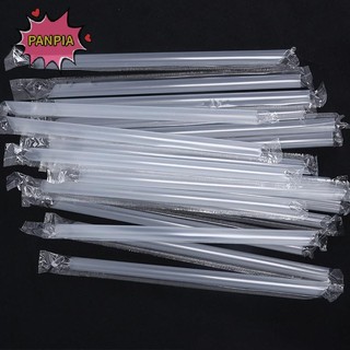 ⚡12h⚡[PNPIA] 500 Chiếc Ống Hút Nhựa Dùng Một Lần DIY Ống Hút Ngắn Trong Suốt Mũi Nhọn Mỏng Đồ Uống Phụ Kiện Nhà Bếp