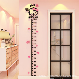 Đo Chiều Cao Dán 3d Ba Chiều Dán Tường Acrylic Phòng Ngủ Bé Chiều Cao Dán Phòng Khách Trẻ Em Người Lớn Trang Trí