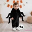 Trang phục nhện cho bé Sáng tạo Halloween Dây kéo lên Bộ áo liền quần có mũ trùm đầu + Vỏ chân cho bữa tiệc