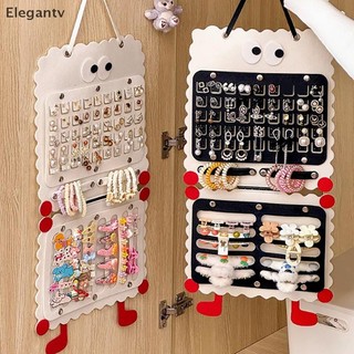 EGN Tóc Nơ Tổ Chức Tường Dung Tích Lớn Đầu Giá Đỡ Lưu Trữ Móc Treo Tiết Kiệm Không Gian Phụ Kiện Cho Bé Gái Phòng N