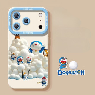 Ốp điện thoại sơn thời trang Snowball Cat cho iPhone17 / 16 / 15 / 14 / 13 / MINI / 12 / 11 / Pro MAX / X / XS / XR / 7 / 8 / 6 Vỏ bảo vệ toàn diện bằng silicon lỏng chống sốc và chống rơi